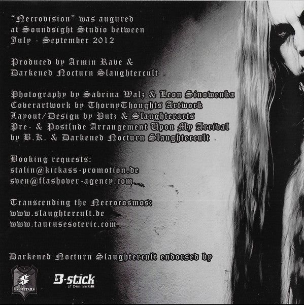 Darkened Nocturn Slaughtercult : Necrovision (CD, Album)