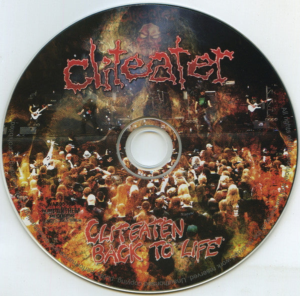Cliteater : Cliteaten Back To Life (CD, Album)