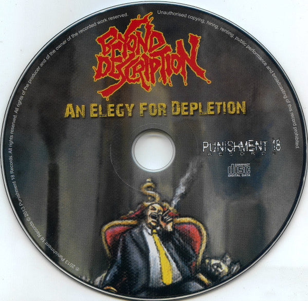 Beyond Description : An Elegy For Depletion (CD, Album)