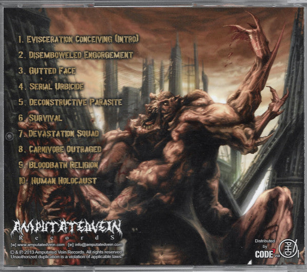 Extermination Dismemberment : Serial Urbicide (CD, Album, RE)