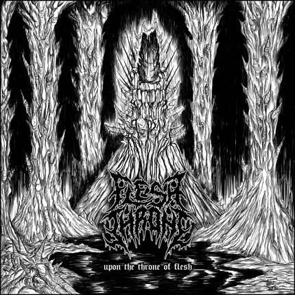 Flesh Throne : Upon The Throne Of Flesh (CD, MiniAlbum, Pro)