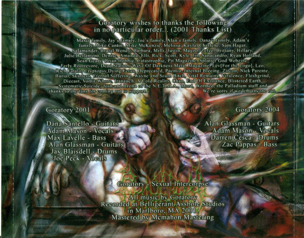 Goratory : Sexual Intercorpse (CD, Album, Enh, RE)
