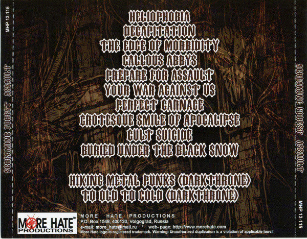 Screaming Forest : Assault (CD, Album)