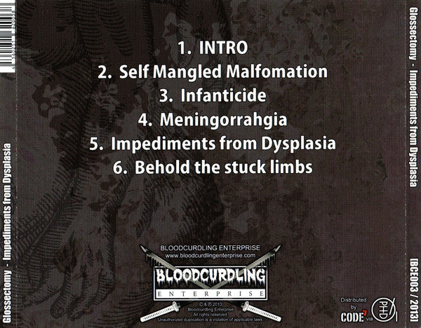 Glossectomy : Impediments From Dysplasia (CD, EP)