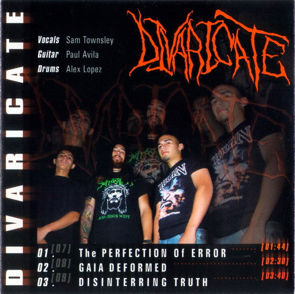 Suffocate Bastard / Divaricate / Visceral Carnage : Mutilated And Split Into Thirds (CD)