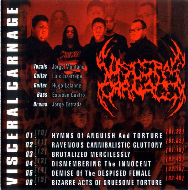 Suffocate Bastard / Divaricate / Visceral Carnage : Mutilated And Split Into Thirds (CD)