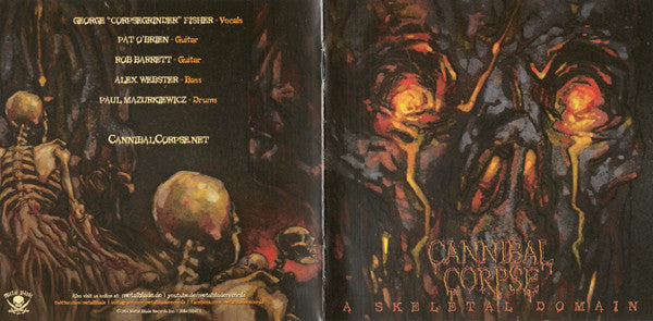 Canibal Rising Cannibal Corpse - A Skeletal Domain (CD, Album, Dig) (Mint (M ...