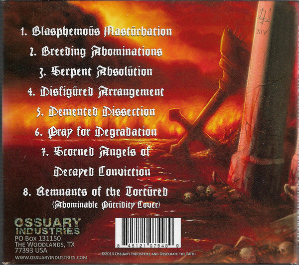 Desecrate The Faith : Disfigured Arrangement (CD, Album, Dig)