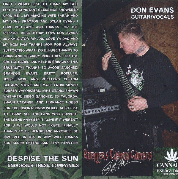 Despise The Sun : Embers Of The Almighty (CD, Album)