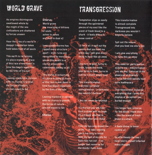 Death Comes Pale : World Grave (CD, Album)