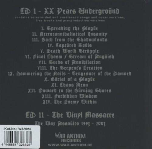 Purgatory (2) : XX (20 Years Underground) (2xCD, Comp, Ltd, Dig)
