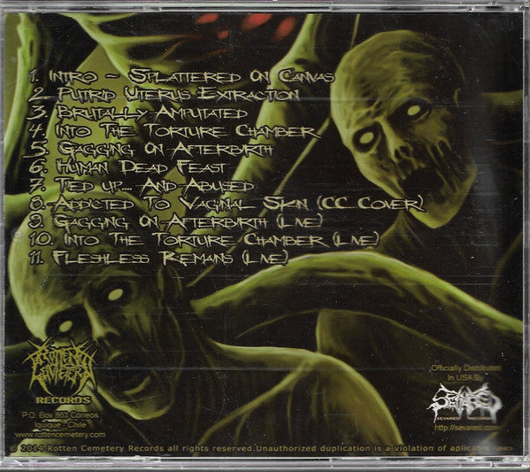 Decrepit Cadaver : Putrid Stench Of Psychotic Acts (CD, Album, RE, RM)
