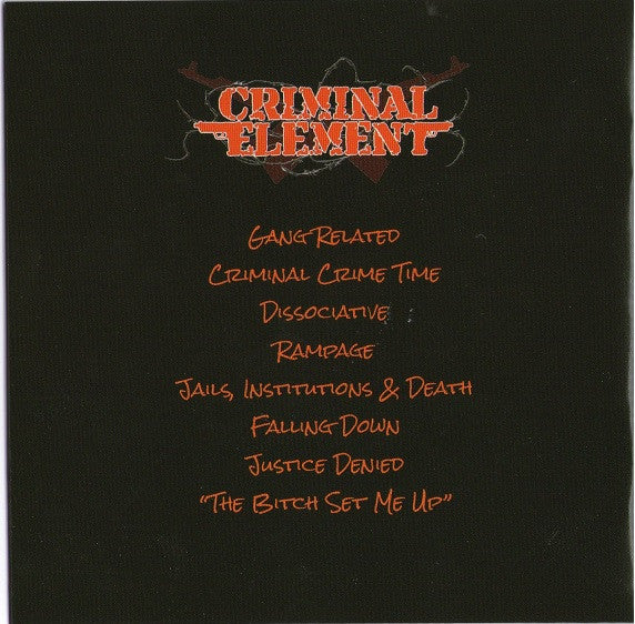 Criminal Element (2) : Criminal Crime Time (CD, Album)