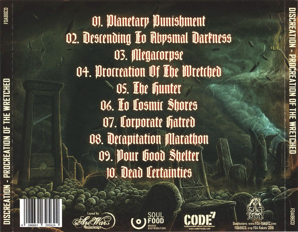 Discreation : Procreation Of The Wretched (CD, Album)