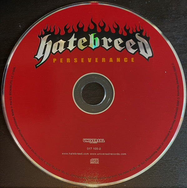 Hatebreed : Perseverance (CD, Album)