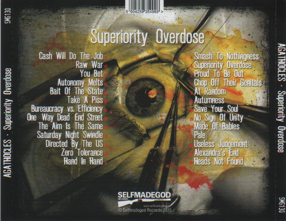 Agathocles : Superiority Overdose (CD, Album, RE)