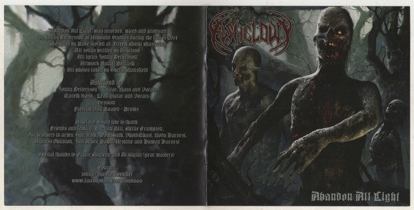 Ashcloud : Abandon All Light (CD, Album)