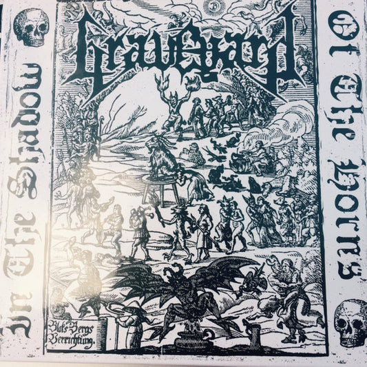 Graveyard (4) / Crucifyre : In The Shadow Of The Horns / Funerals (7")
