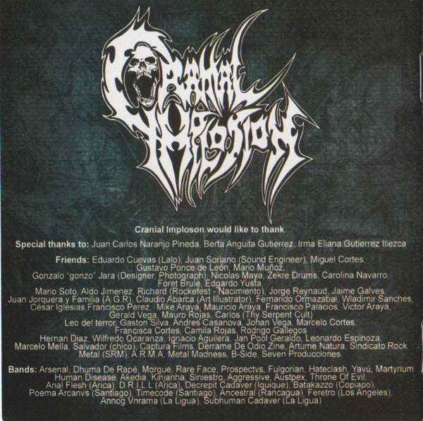 Cranial Implosion : Lost On Dead Dominions (CD, Album)