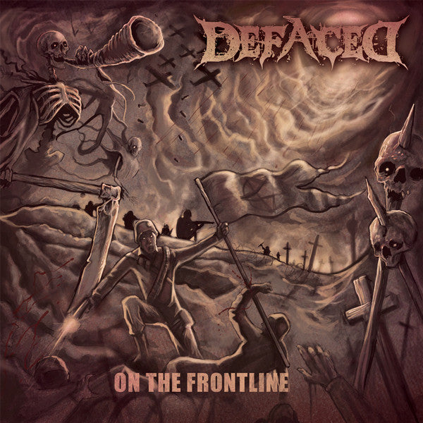 Defaced (4) : On The Frontline (CD, Album, Dig)