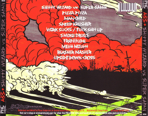 Ass (6) : Shitty Wizard vs. Super Satan (CD, Album)