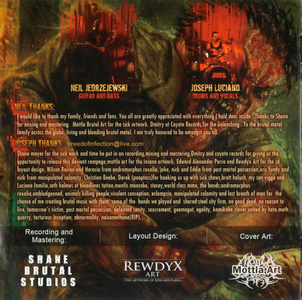 Disgruntled Anthropophagi : Rampage Of Misanthropic Purge (CD, Album)