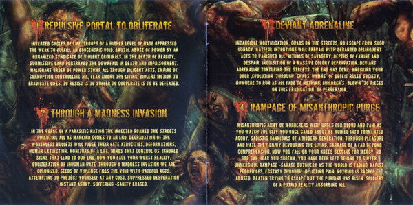 Disgruntled Anthropophagi : Rampage Of Misanthropic Purge (CD, Album)