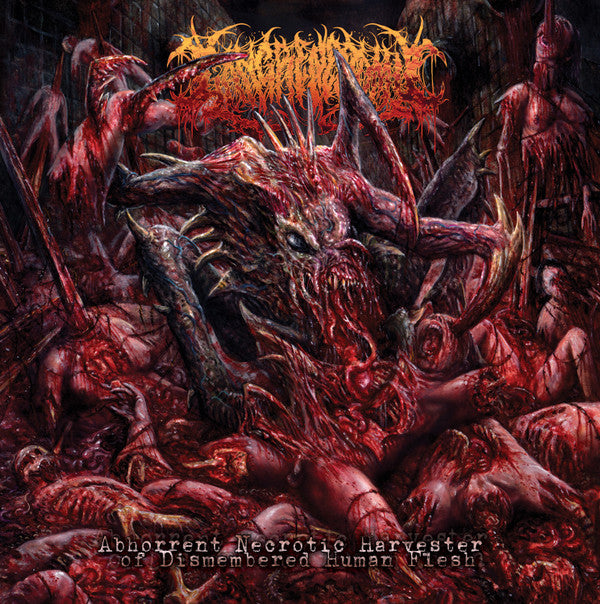 Gangrenectomy : Abhorrent Necrotic Harvester Of Dismembered Human Flesh (CD, Album)