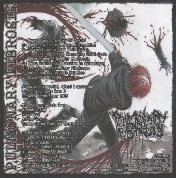 Pulmonary Fibrosis / Vulgaroyal Bloodhill / Sulsa / Embryopathia : Gore Grind 4 Way Split CD (CD)
