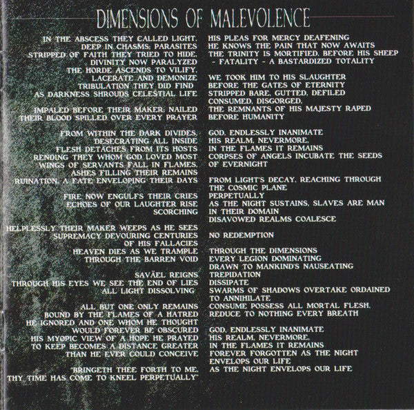 Deformatory : Malediction (CD, Album)