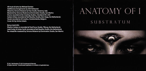 Anatomy Of I : Substratum (CD, Album, RE)
