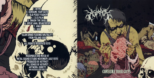 Astarot (5) : Consume Your Guts (CD, Album)