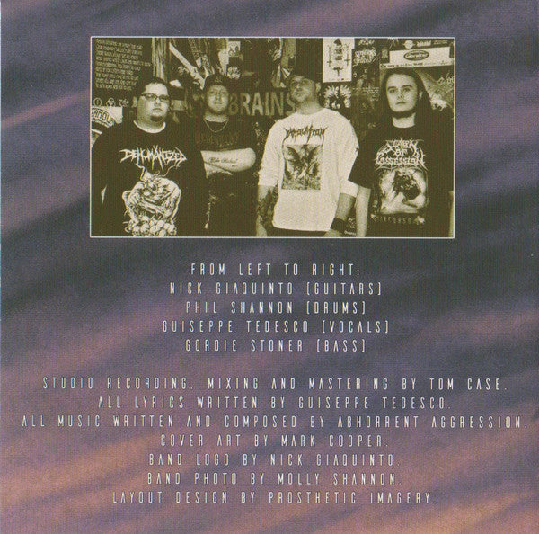 Abhorrent Aggression : You Only Die Once (CD, Album)