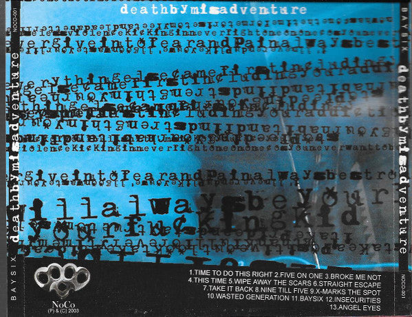 Baysix (2) : Death By Misadventure (CD, Album)