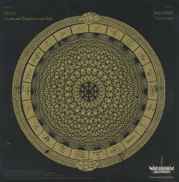 Ered / Balmog : Crawling Through The Fog / Theophany (7", EP)
