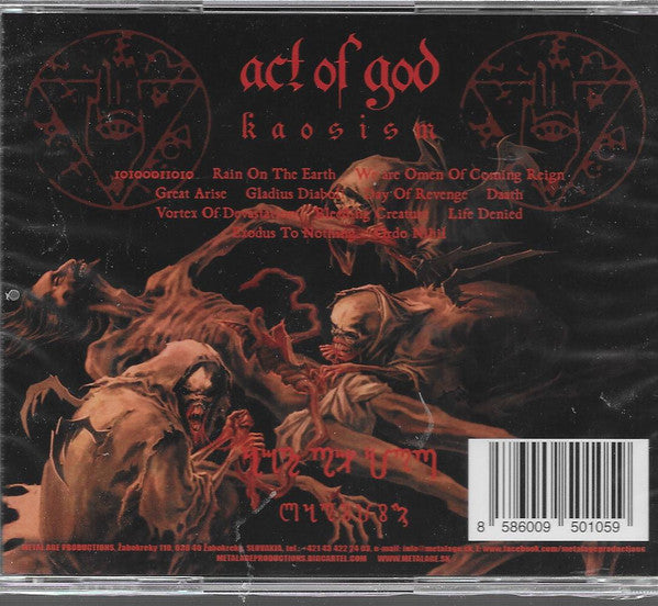 Act Of God (2) : Kaosism (CD, Album, RE)