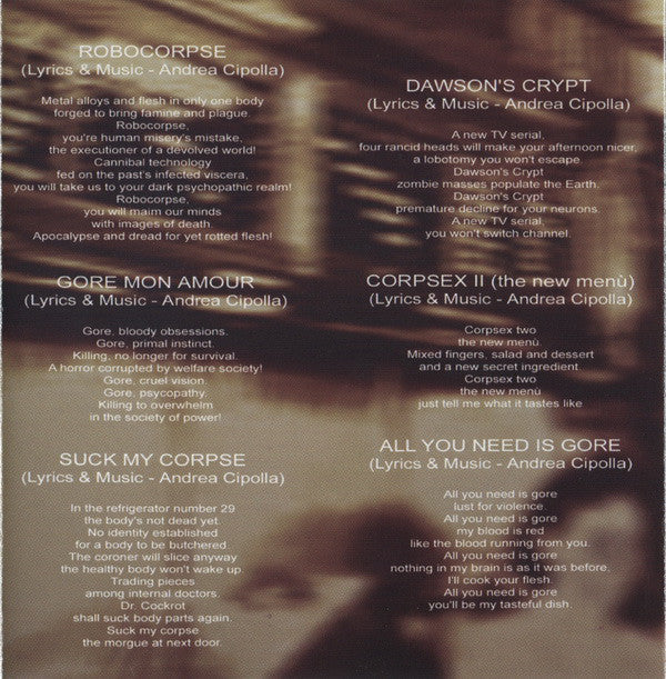 Corpsefucking Art : Splatter Deluxe (CD, Album)