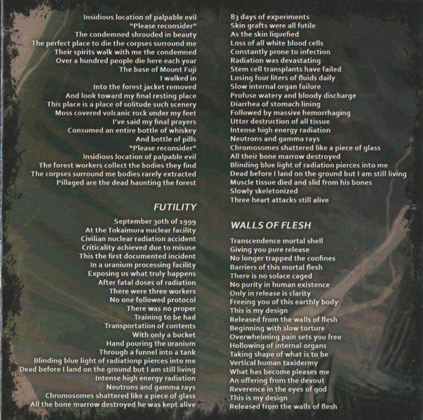Face Of Oblivion : Cataclysmic Desolation (CD, Album)