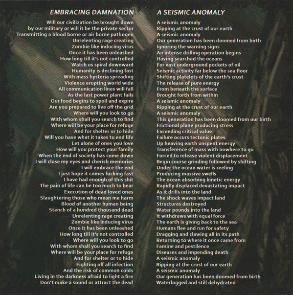 Face Of Oblivion : Cataclysmic Desolation (CD, Album)