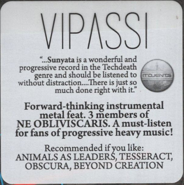 Vipassi : Śūnyatā (CD, Album, Dig)
