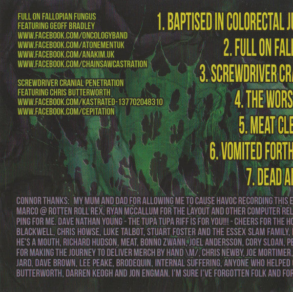 Debridement : Vomited Forth From The Earth (CD, EP)