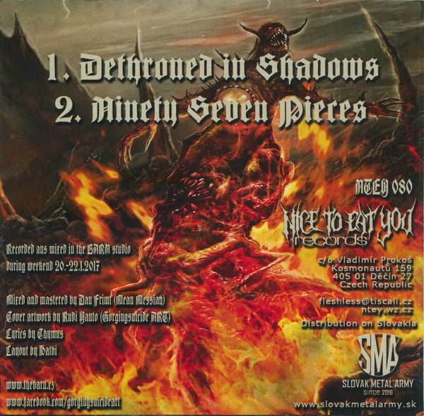 Fleshless : Dethroned In Shadows (CD, EP)